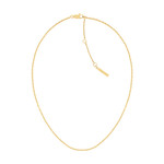 CALVIN KLEIN gold-plated steel necklace - view 2