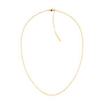 CALVIN KLEIN gold-plated steel necklace - view 3