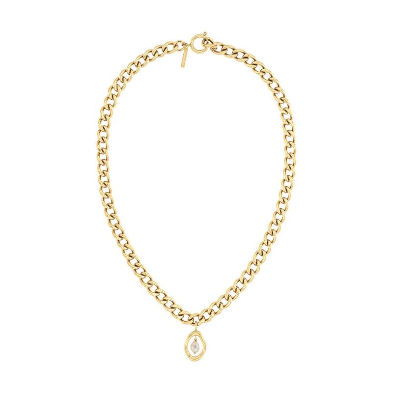 Collier CALVIN KLEIN acier doré - vue 1