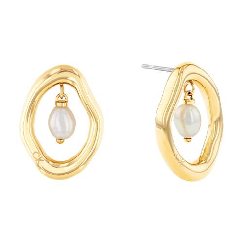 Boucles d'oreilles CALVIN KLEIN acier doré