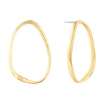 Boucles d'oreilles CALVIN KLEIN acier doré - vue 1