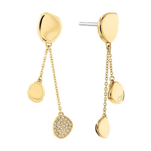 Boucles d'oreilles CALVIN KLEIN acier doré