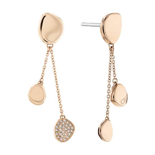 Boucles d'oreilles CALVIN KLEIN acier doré
