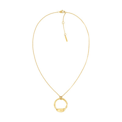 CALVIN KLEIN gold-plated steel necklace