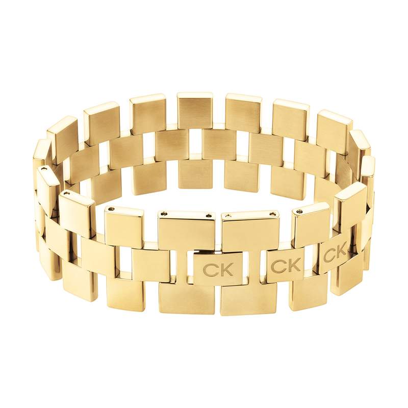 Bracelet CALVIN KLEIN acier doré - vue 1