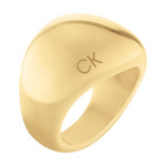 Bague CALVIN KLEIN acier doré - vue 1