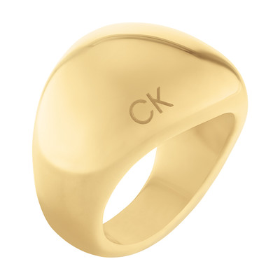 Ring CALVIN KLEIN gold-plated steel