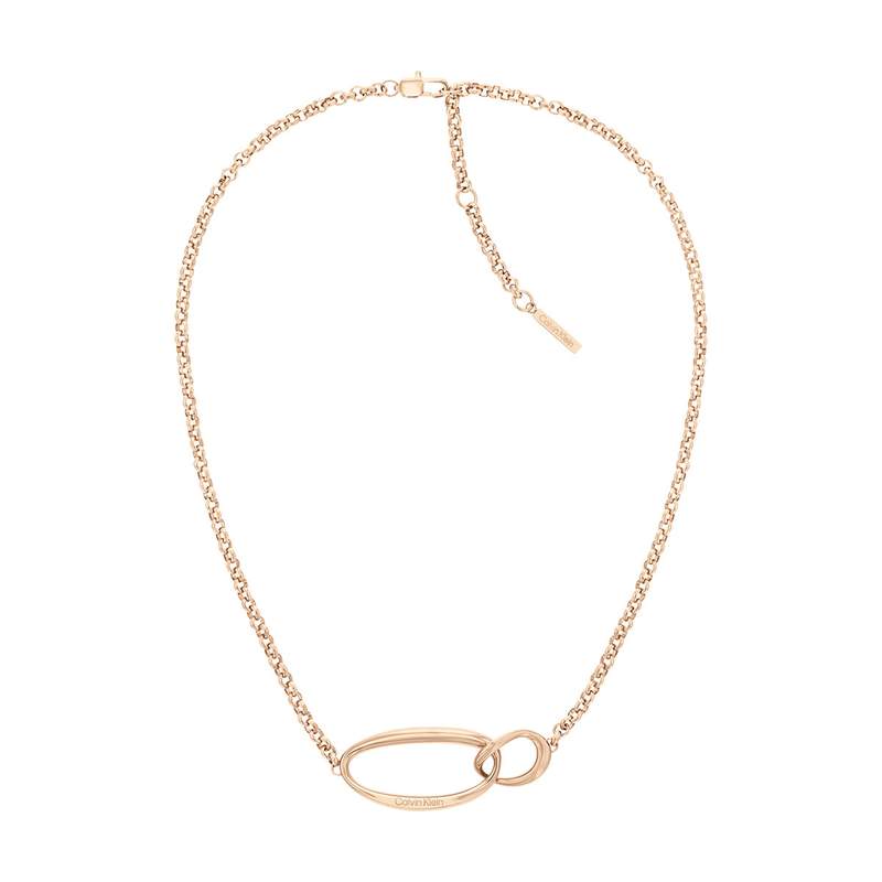 Collier CALVIN KLEIN acier doré rose - vue 1