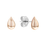 Boucles d'oreilles CALVIN KLEIN acier doré - vue 1