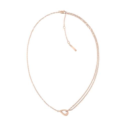 CALVIN KLEIN gold-plated steel necklace