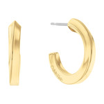 Boucles d'oreilles CALVIN KLEIN acier doré - vue 1