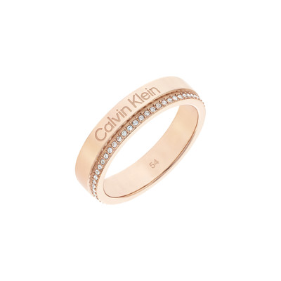 Bague CALVIN KLEIN acier doré rose