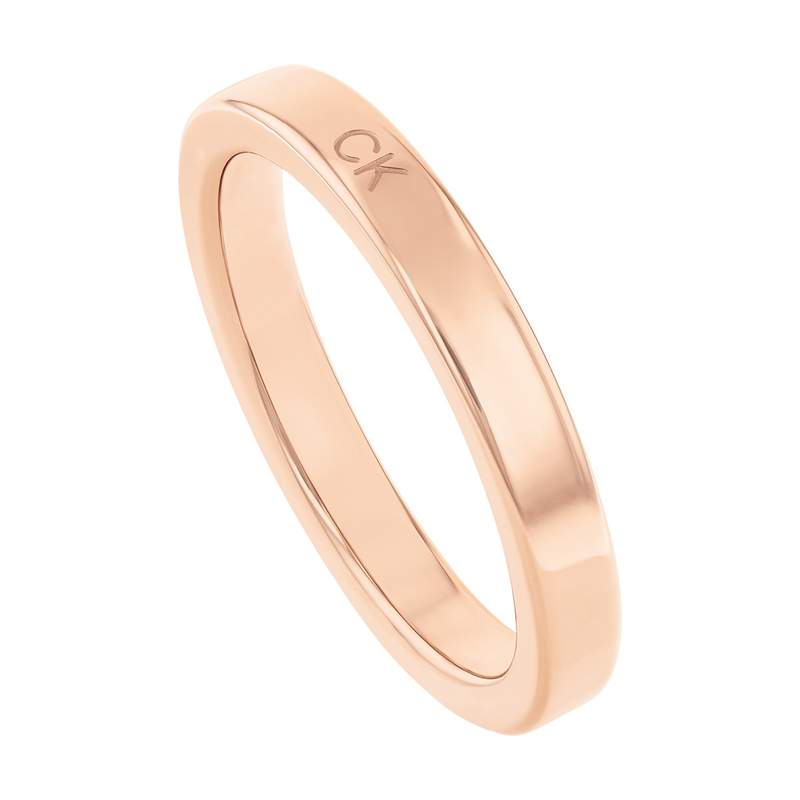 Bague CALVIN KLEIN acier bicolore - vue D1