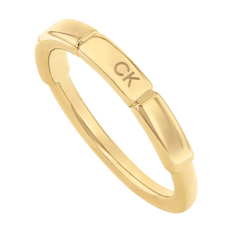 Bague CALVIN KLEIN acier bicolore - vue D3