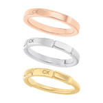 Bague CALVIN KLEIN acier bicolore - vue 1