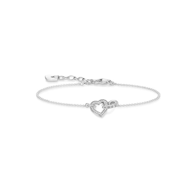 Bracelet THOMAS SABO Together Heart argent 925 zirconias - vue 1