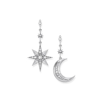 Boucles d'oreilles THOMAS SABO Star and Moon argent 925 zirconias