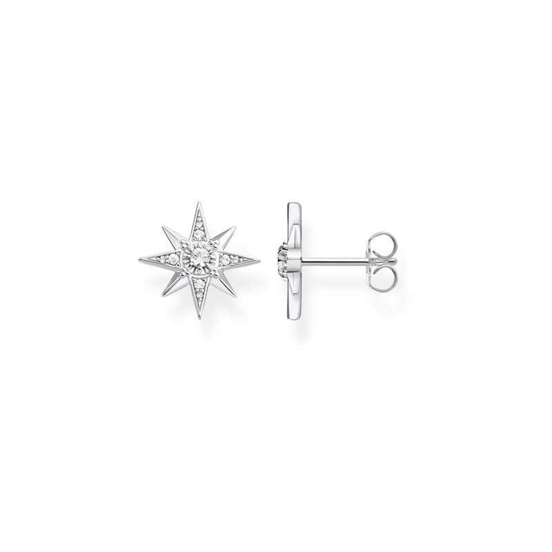 Boucles d'oreilles THOMAS SABO argent 925 étoiles et zirconias - vue 1