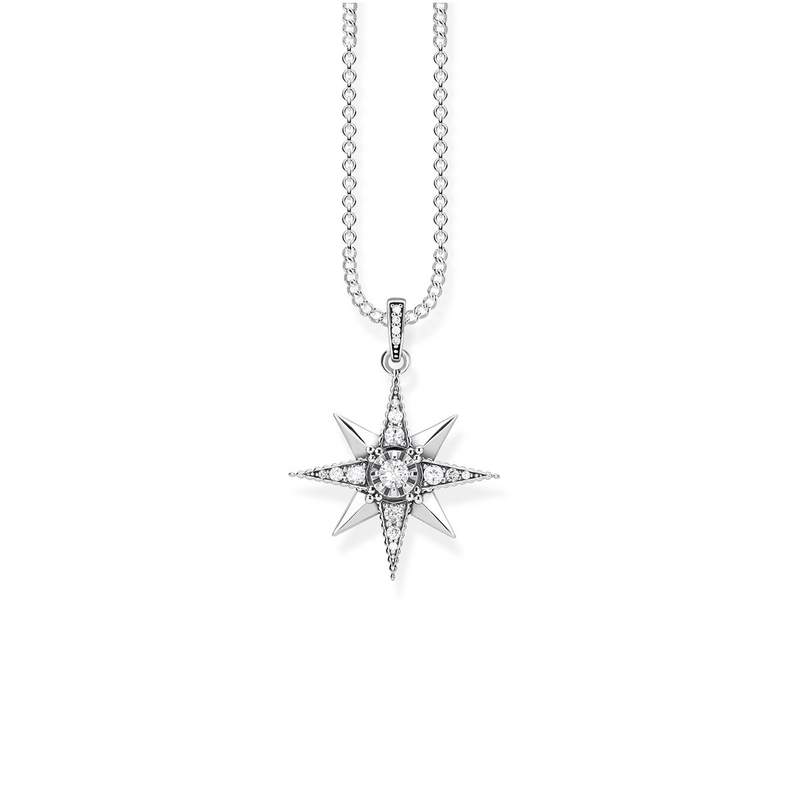 Collier THOMAS SABO argent 925 étoile et zirconias - vue 1