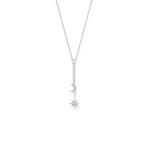 Collier THOMAS SABO argent 925 zirconias - vue 2