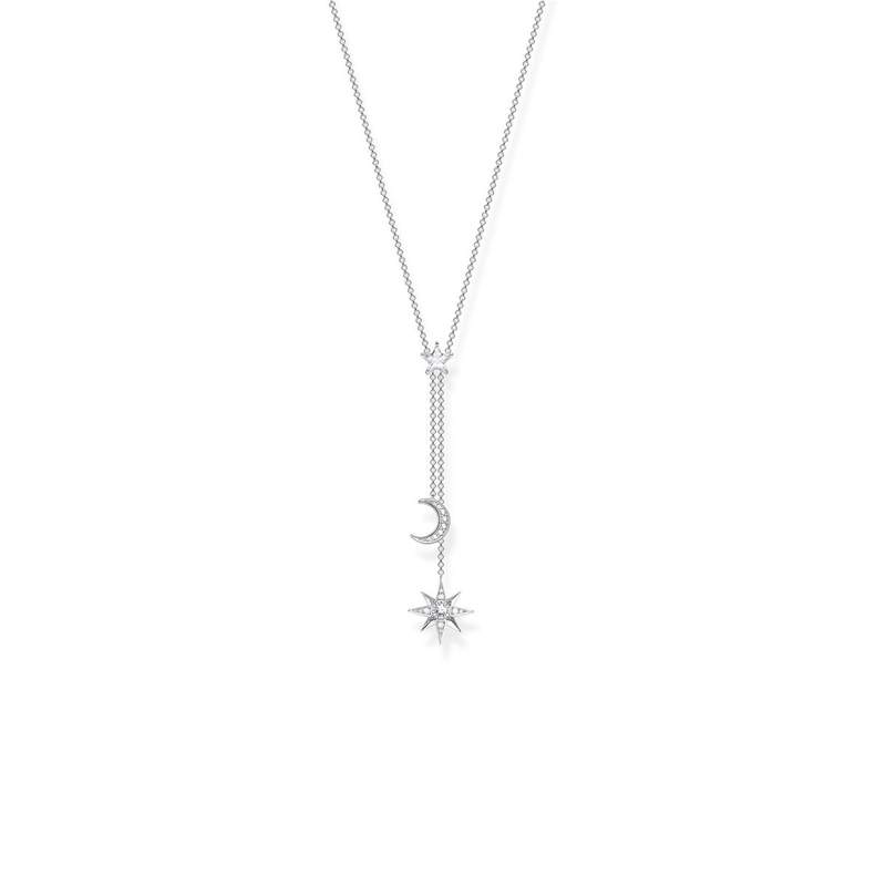 Collier THOMAS SABO argent 925 zirconias - vue 2