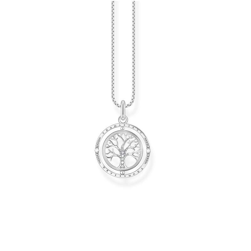 Collier THOMAS SABO argent 925 arbre de vie et zirconias - vue 1