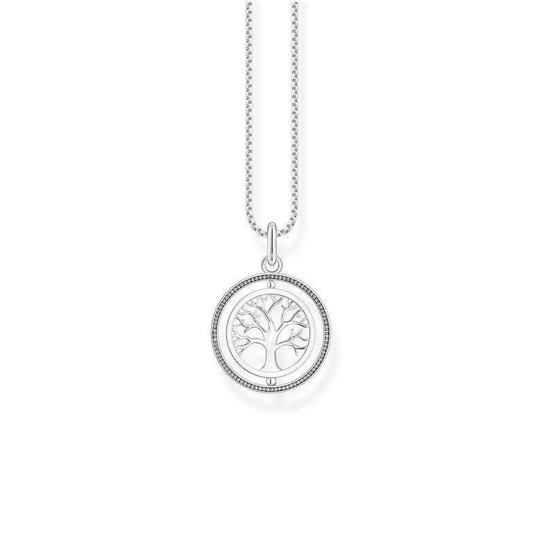 Collier THOMAS SABO argent 925 arbre de vie et zirconias - vue 3