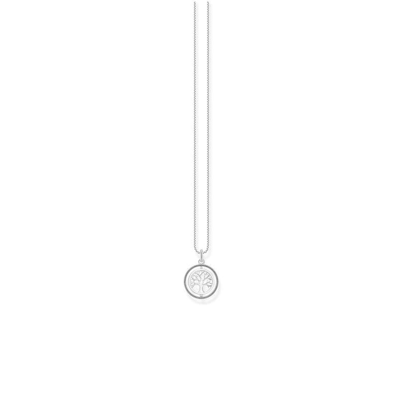 Collier THOMAS SABO argent 925 arbre de vie et zirconias - vue D2