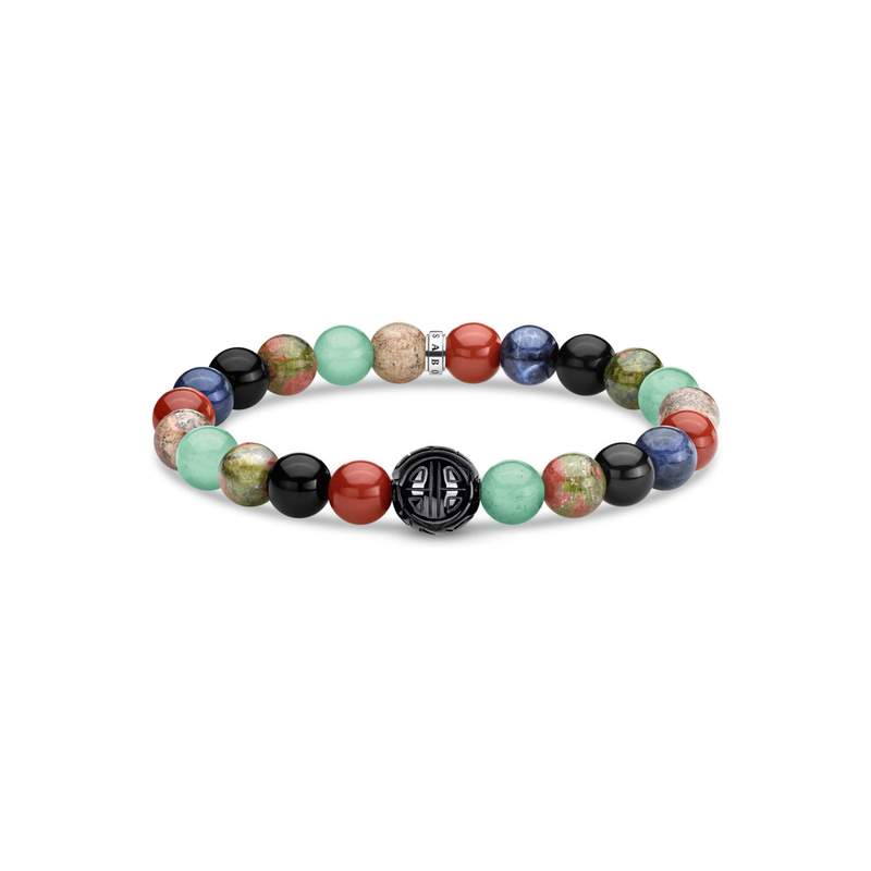 Bracelet THOMAS SABO argent 925 pierres naturelles multicolores - vue 1