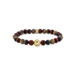 Bracelet THOMAS SABO argent 925 doré oeil de tigre - vue 1