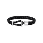 Bracelet THOMAS SABO argent 925 cuir noir - vue 1