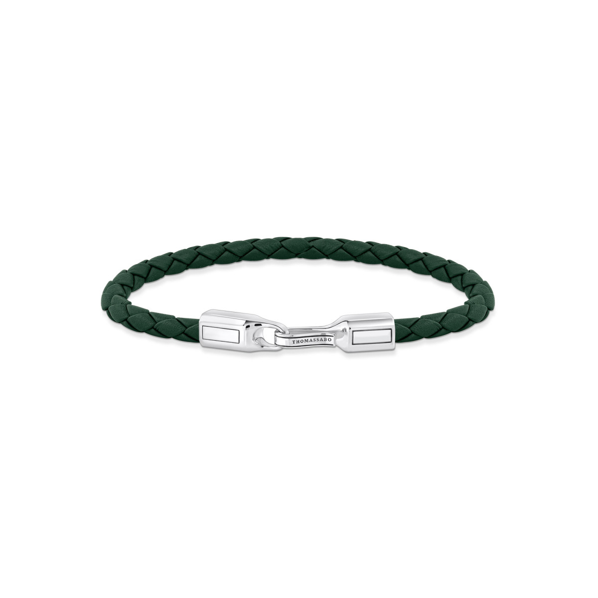 Bracelet THOMAS SABO argent 925 cuir vert