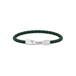 Bracelet THOMAS SABO argent 925 cuir vert - vue 1