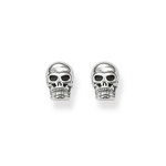 Boucles d'oreilles THOMAS SABO argent tête de mort - vue 1