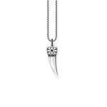 Collier THOMAS SABO argent 925 dent et zirconias - vue 1