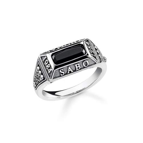 Bague THOMAS SABO argent 925 onyx noir