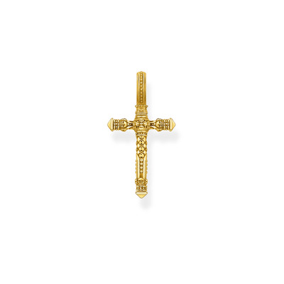 Pendentif THOMAS SABO croix argent doré