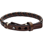 Bracelet FOSSIL cuir marron - vue D1