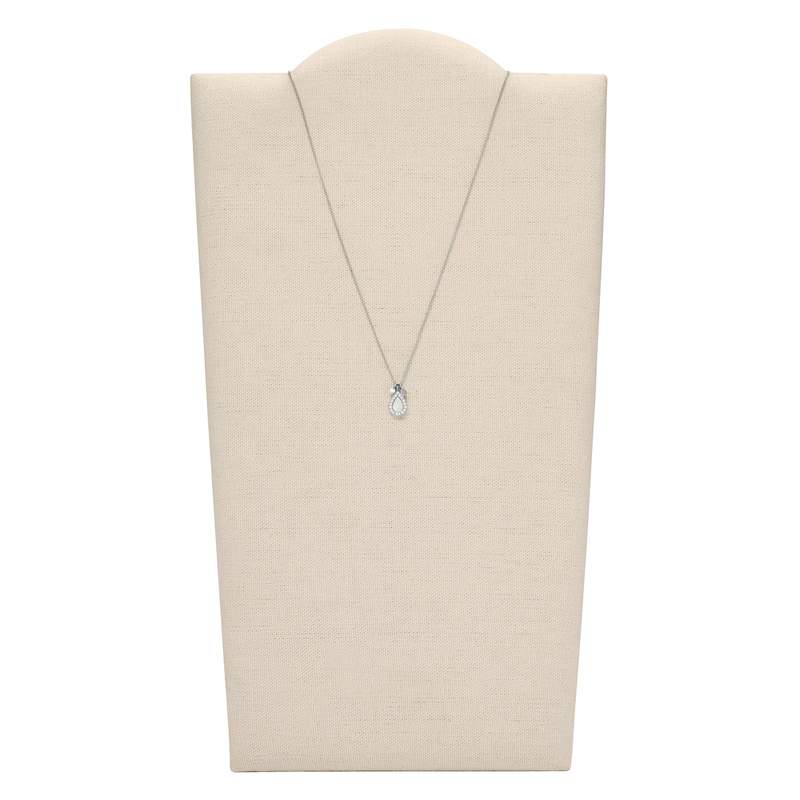Parure fossil acier inoxydable nacres - vue D1