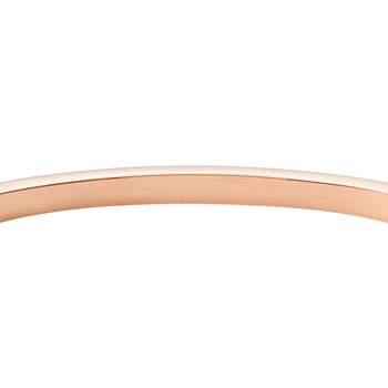 Bracelet FOSSIL acier inoxydable doré rose rigide