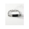 Bracelet FOSSIL acier inoxydable résine noire 20,5 cm - vue VD3
