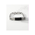 Bracelet FOSSIL acier inoxydable résine noire 20,5 cm - vue D3