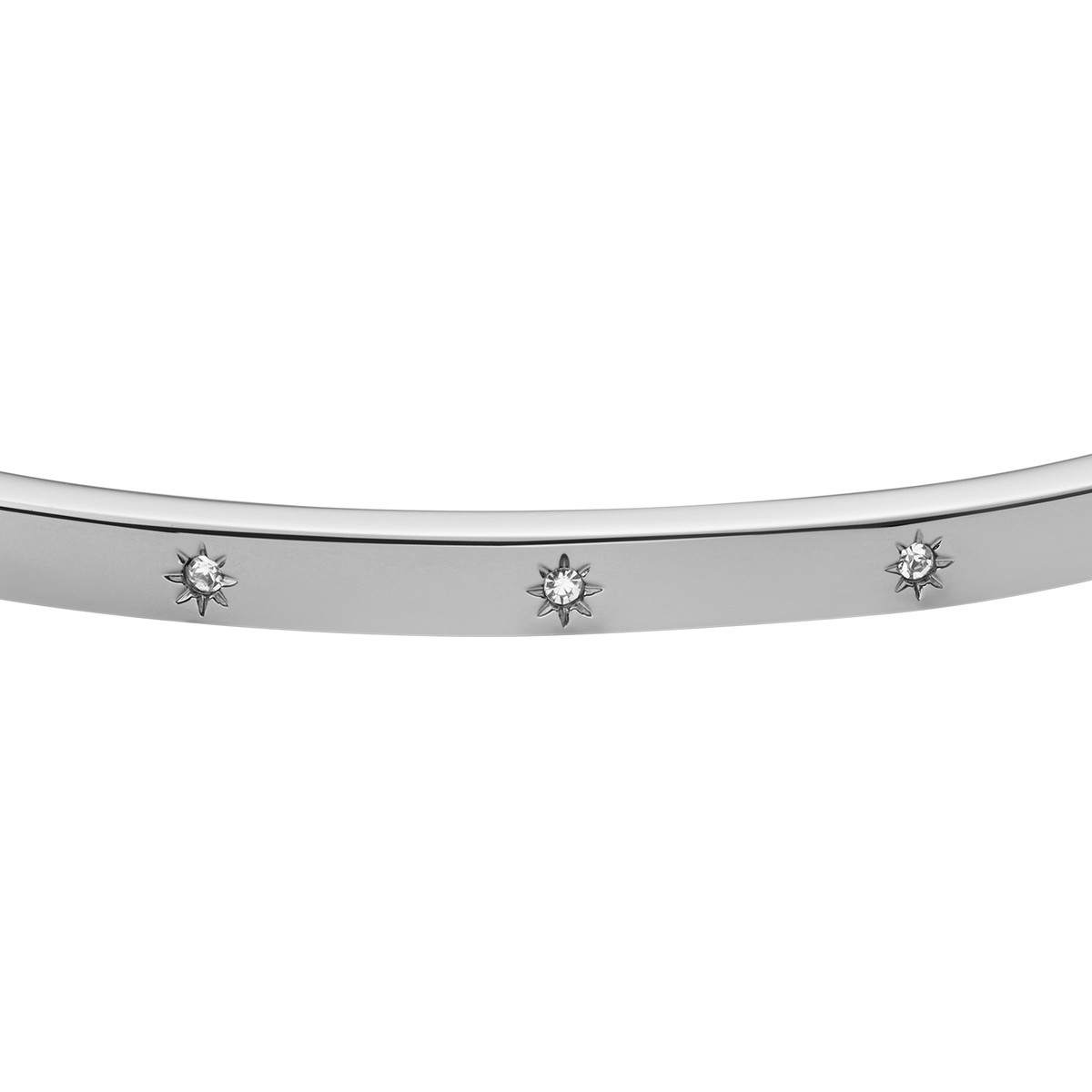 Bracelet FOSSIL acier jonc rigide - vue D1