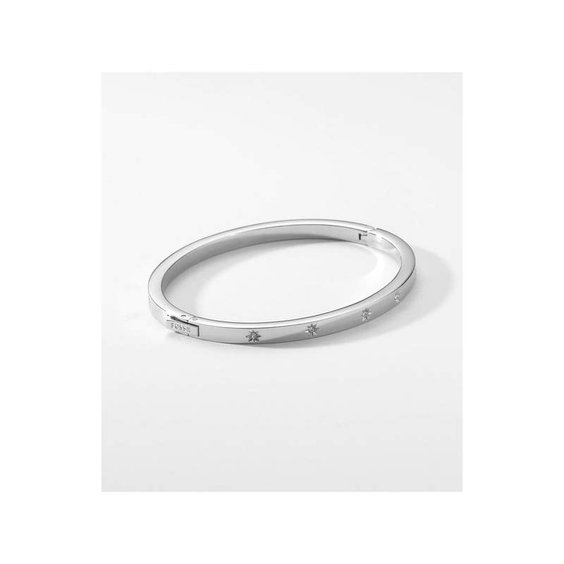 Bracelet FOSSIL acier jonc rigide - vue D2