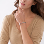 Bracelet FOSSIL acier inoxydable - vue porté 2