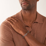 Bracelet FOSSIL acier inoxydable - vue porté 3