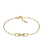 Bracelet FOSSIL HERITAGE acier inoxydable doré - vue 1