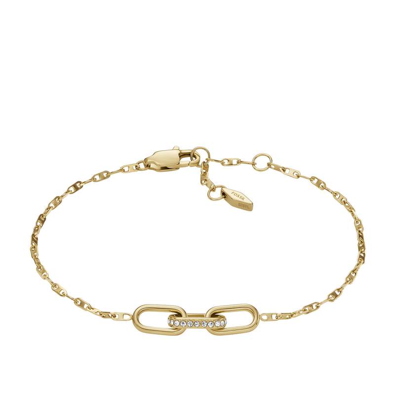 Bracelet FOSSIL HERITAGE acier inoxydable doré - vue 1