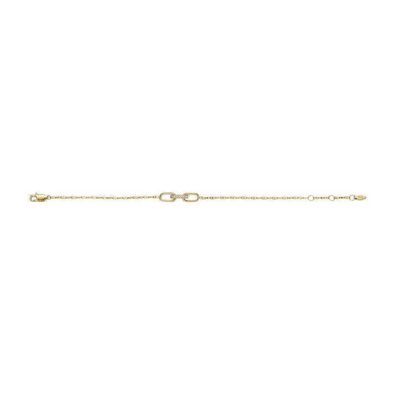 Bracelet FOSSIL HERITAGE acier inoxydable doré - vue 2
