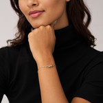 Bracelet FOSSIL HERITAGE acier inoxydable doré - vue porté 1